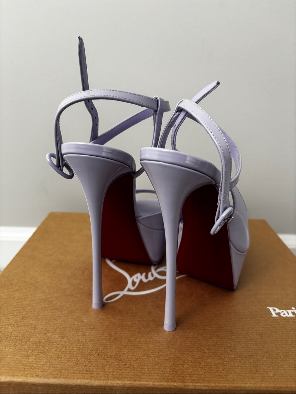 Christian Louboutin So Jenlove Alta - Lilac Smoke - 37 - Picture 6 of 7